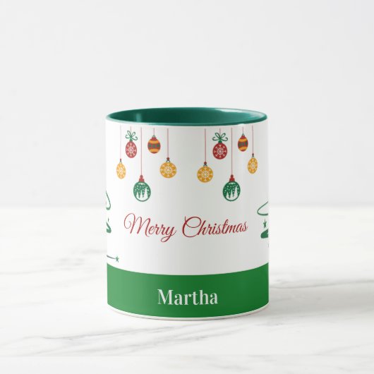 Personalized Merry Christmas Mug (Centre)