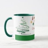 Personalized Merry Christmas Mug (Gauche)
