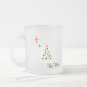 Personalized Merry Christmas Mug Matglas Koffiemok (Links)