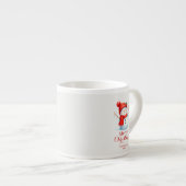 Personalized Merry Christmas Snowman Custom Year  Espresso Kop (Voorkant rechts)