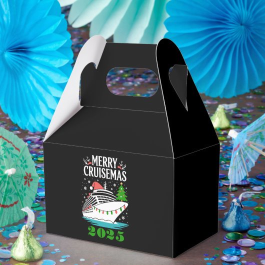 Personalized Merry Cruisemas Cruise Ship Family  Bedankdoosjes (Feest)