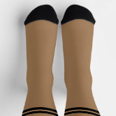 PERSONALIZED Message Socks Brown Sokken (Top)