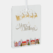 Personalized Metal Square Ornament (Voorkant Rechts)