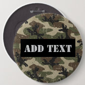 Personalized Military Ronde Button 6,0 Cm (Voorkant /achterkant)