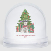 Personalized Miniature Schnauzer Dog Christmas (Arrière)