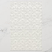 Personalized Minimal Elegant Geometric Art Deco Briefpapier (Achterkant)