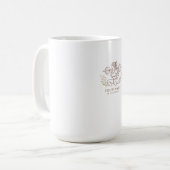 Personalized Minimal Line Art Mug (Devant gauche)