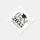 Personalized Minimalist Graduation Servet (Hoek)