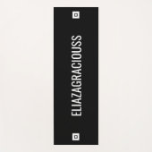 Personalized Modern Elegant Cute Bold Name Gift  Yogamat (Voorkant)