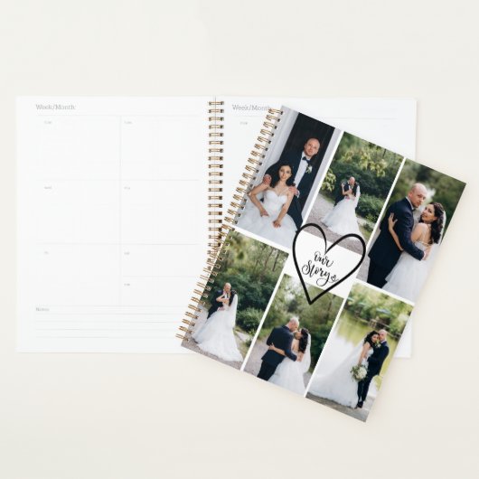 Personalized Modern Elegant Wedding Photo  (Devant avec enveloppe)