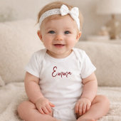 Personalized Modern First Name Baby Bodysuit
