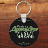 Personalized Modern Muscle Car Legend Lime Custom Sleutelhanger (Voorkant)