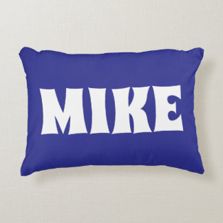 PERSONALIZED MODERN NAAM BLAUWE KUSSEN