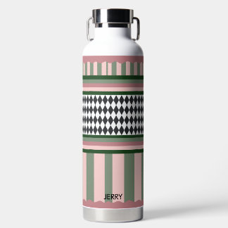 Personalized Modern Pattern Waterfles