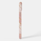 Personalized Modern Rose Quartz Marble Gold (Côté droit)