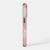 Personalized Modern Rose Quartz Marble Gold (Côté droit)