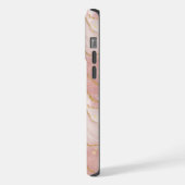 Personalized Modern Rose Quartz Marble Gold (Côté gauche)