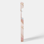 Personalized Modern Rose Quartz Marble Gold (Côté gauche)
