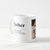 Personalized Mom Definition Photo Mug (Devant gauche)