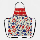 Personalized Mom Home Cook Brave Floral Schort (Voorkant)
