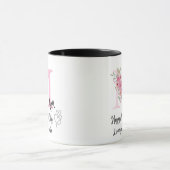 Personalized Mom Initial Mug Mok (Midden)