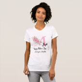 Personalized Mom Initial T-Shirt (Devant entier)