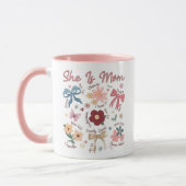 Personalized Mom Photo Mug Cute Design (Gauche)
