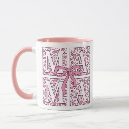 Personalized Mom Photo Mug Cute Design (Gauche)