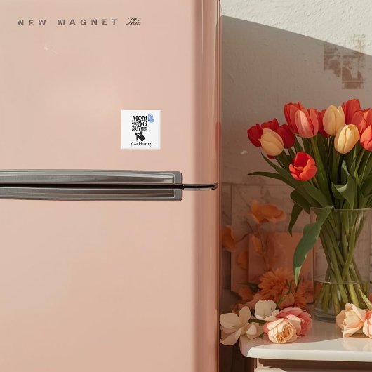 Personalized Mom Typography Magnet Magneet