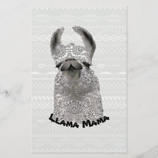 Personalized Moma Llama Briefpapier (Voorkant)
