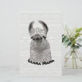 Personalized Moma Llama Briefpapier (Staand voorkant)