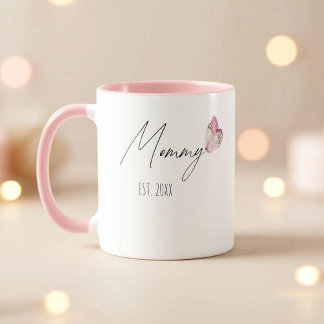 Personalized Mommy EST. Year Mug for Mother's Day 