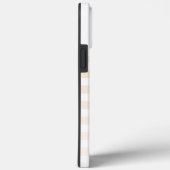 Personalized Monogram Minimal Striped Modern Desig Case-Mate iPhone Case (Achterkant / Rechts)