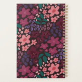 Personalized Monogram Moody Floral Planner (Achterkant)