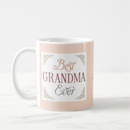 Personalized Monogram Name Best Grandma Ever Koffiemok