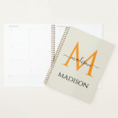 Personalized Monogram & Name Planner (Display)