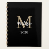 Personalized Monogram Planner, Name & Bible Verse (Devant)