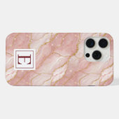 Personalized Monogram Rose Quartz Gold (Verso Horizontal)