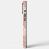 Personalized Monogram Rose Quartz Gold Case-Mate iPhone Case (Achterkant / Links)