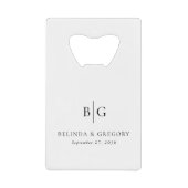 Personalized Monogrammed Initials Wedding Favors (Devant)