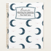 Personalized Moon Pattern Planner 8.5x11 (Voorkant)