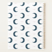 Personalized Moon Pattern Planner 8.5x11 (Achterkant)