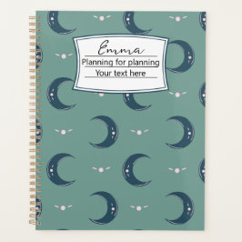 Personalized Moon Pattern Planner 8.5x11