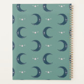 Personalized Moon Pattern Planner 8.5x11 (Achterkant)