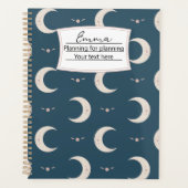Personalized Moon Pattern Planner 8.5x11 (Voorkant)