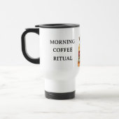Personalized Morning Coffee Cat Ritual Cozy Reisbeker (Links)