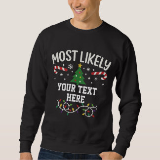 Personalized Most Likely to Christmas Trui
