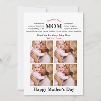 Personalized Mother’s Day Card Kaart