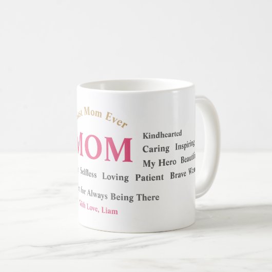 Personalized Mother’s Day Mug (Devant droit)