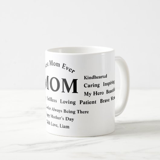 Personalized Mother’s Day Mug Koffiemok (Voorkant rechts)